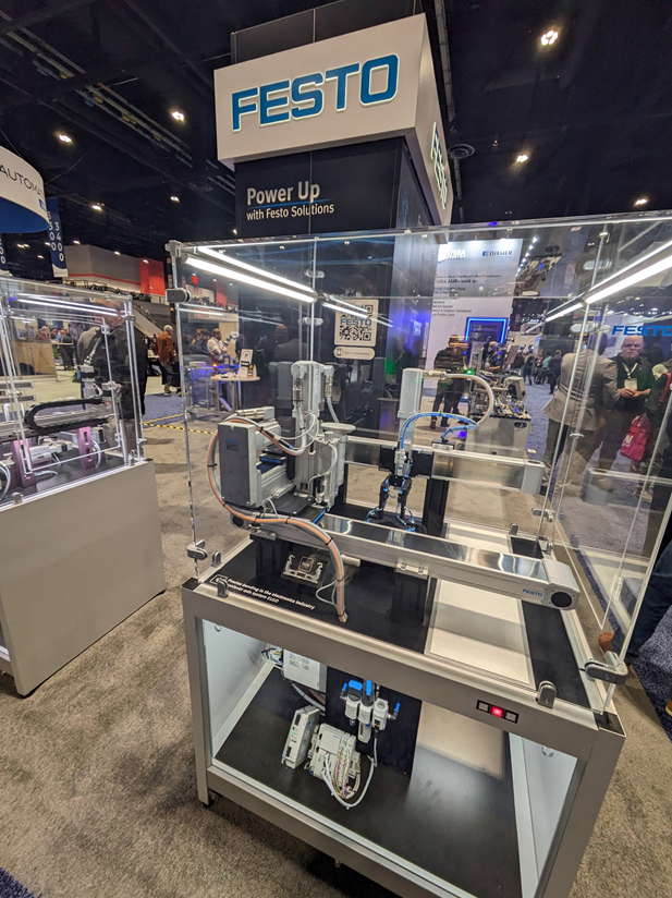 Festo company at the Automate 2024 show