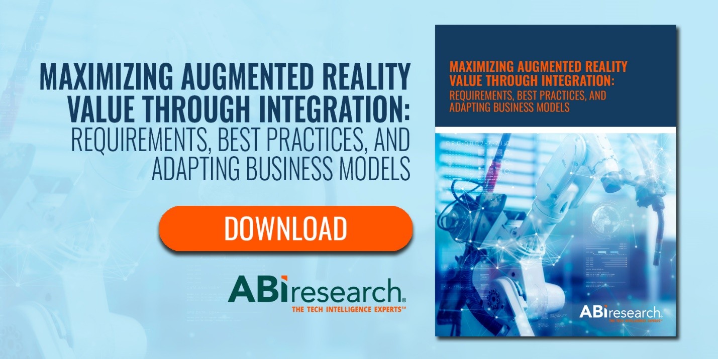 Download report on maximizing augmented reality value through integration.